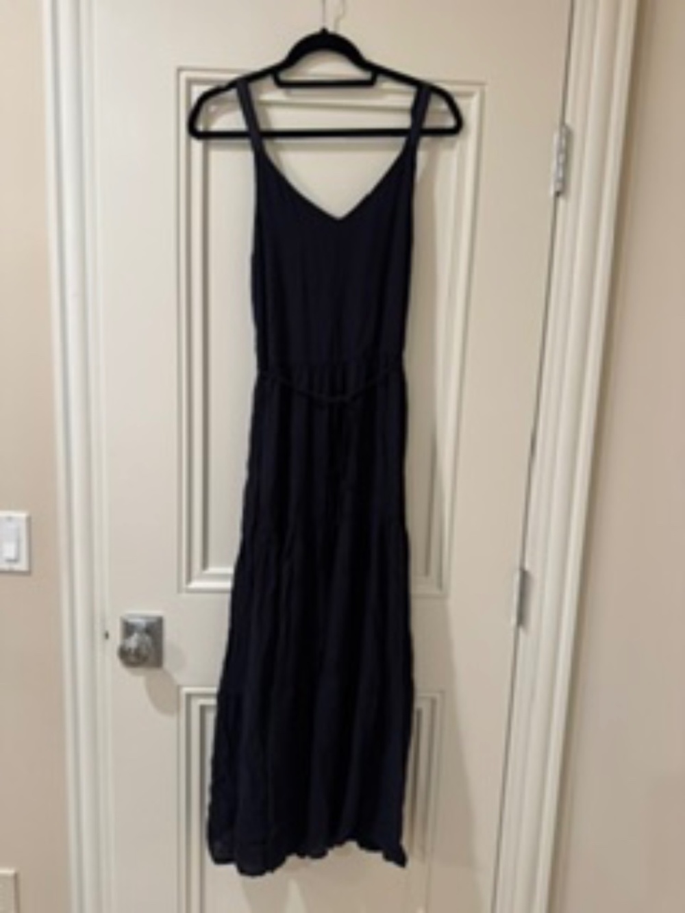 NEW WITH TAGS! Splendid Strappy Navy Tiered Maxi Dress, $188! Medium